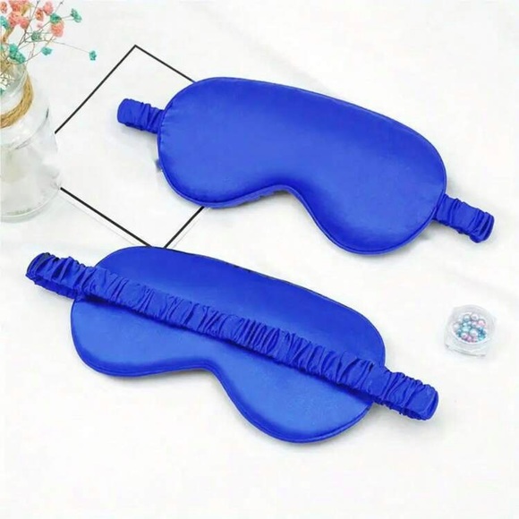 💎FREE💎 Royal Midnight Blue Silky Soft Plush Eye Mask - Picture 4 of 5